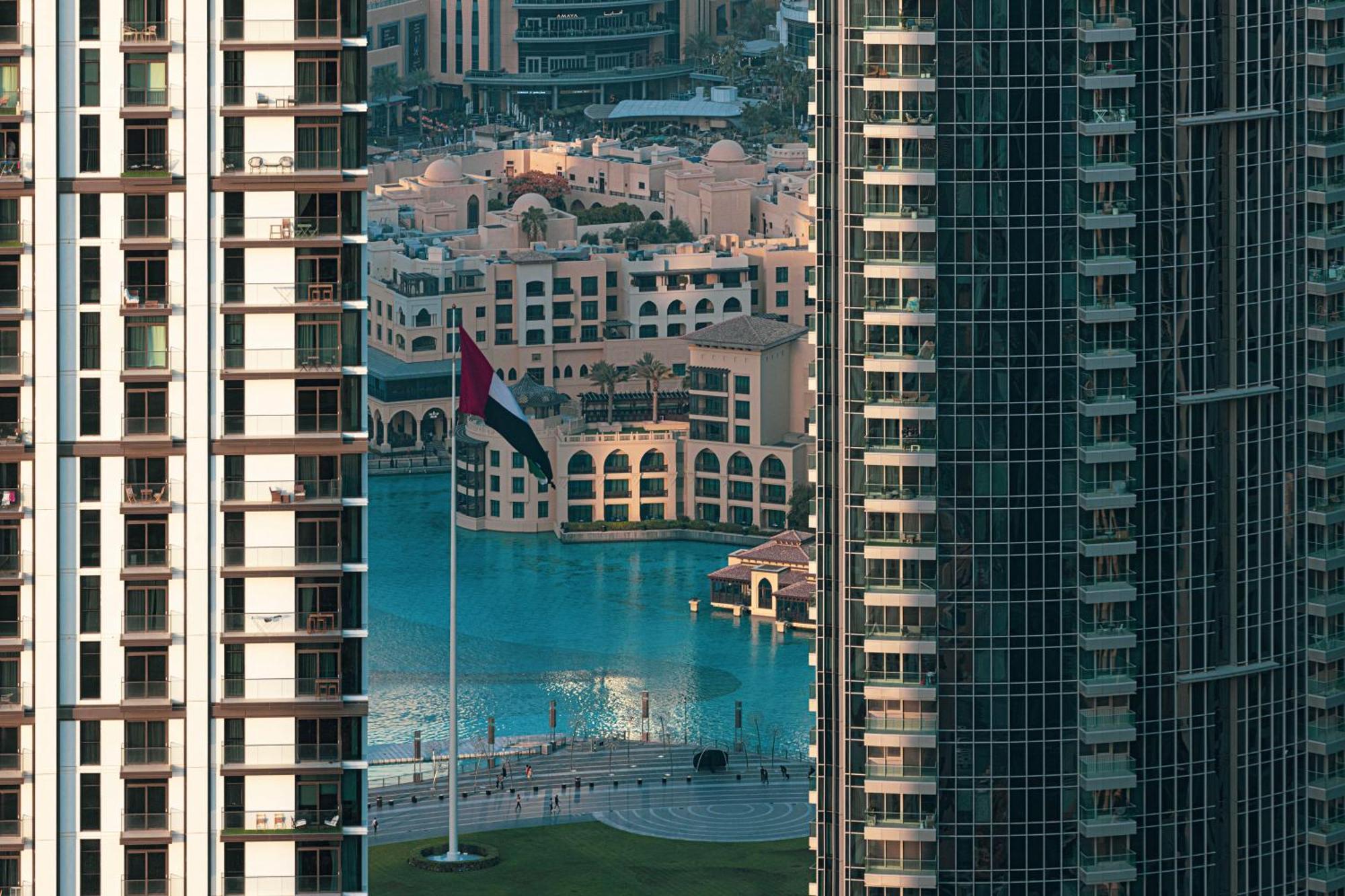 Paramount Midtown, Infinity Pool, Burj Skyline Views Lägenhet Dubai Exteriör bild